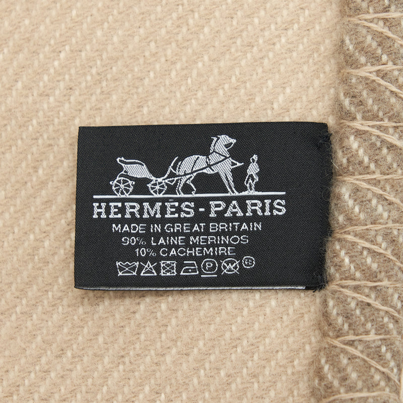 Hermes H Riviera Blanket Siegel Colour 144 x 200cm