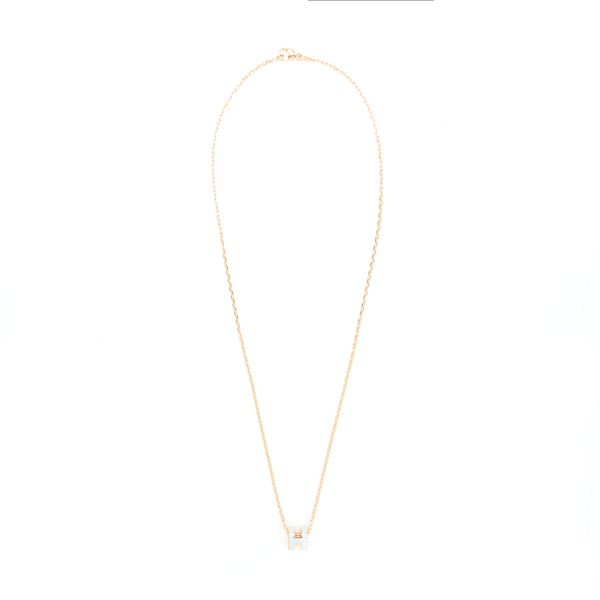 Hermes Mini Pop H Pendant Zephyr RGHW