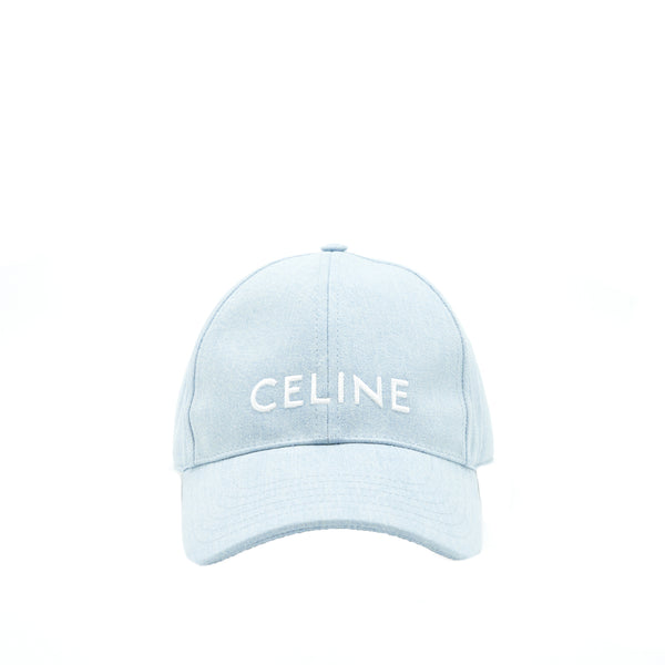 Celine Size L Baseball Cap Denim Light Blue display picture 2