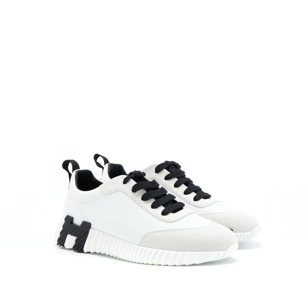 Hermes Size 36 Women’s Bouncing Sneakers Blanc/Noir
