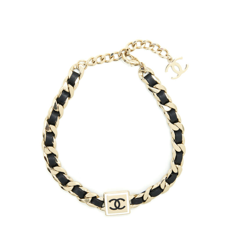 Chanel hot sale black choker