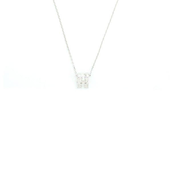 Cartier Diamond Necklace White Gold 1.15 Carat