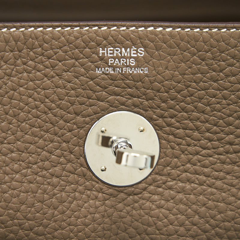 HERMES LINDY 30 ETOUPE SHW STAMP A