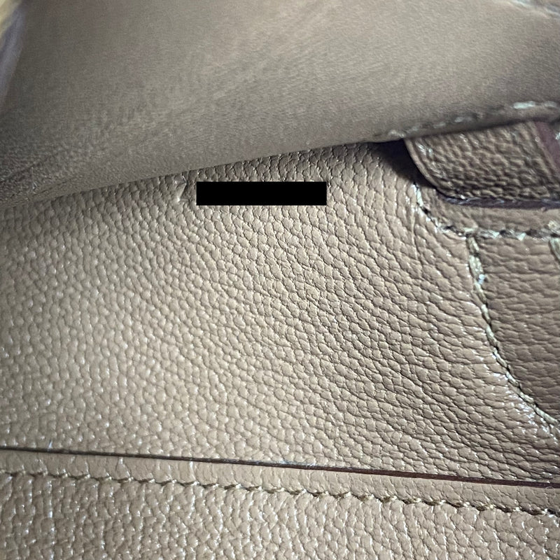 Hermes Kelly To Go Chevre Mysore 2J Quebracho GHW Stamp Z