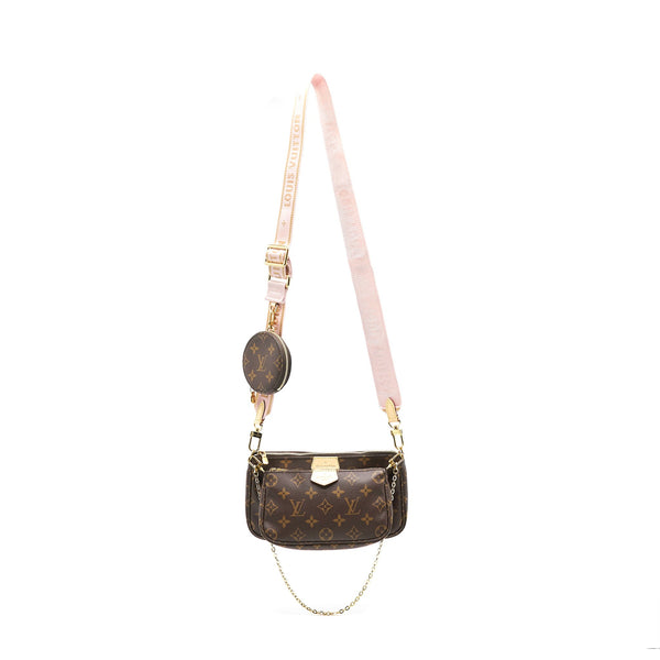 Louis vuitton multi pochette accessoires monogram rose clair 2025