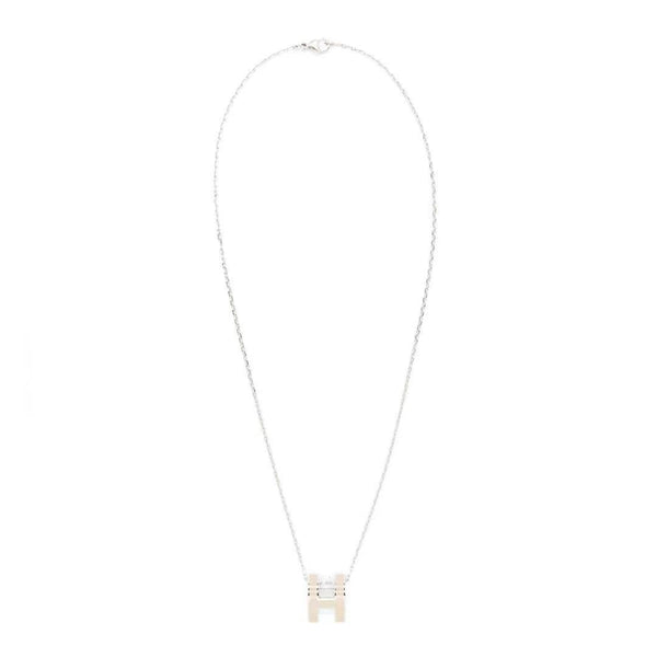 Hermes Pop H Pendant Marron Glacé SHW