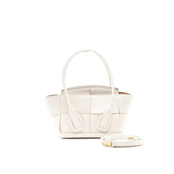 BOTTEGA VENETA MINI ARCO BAG WHITE