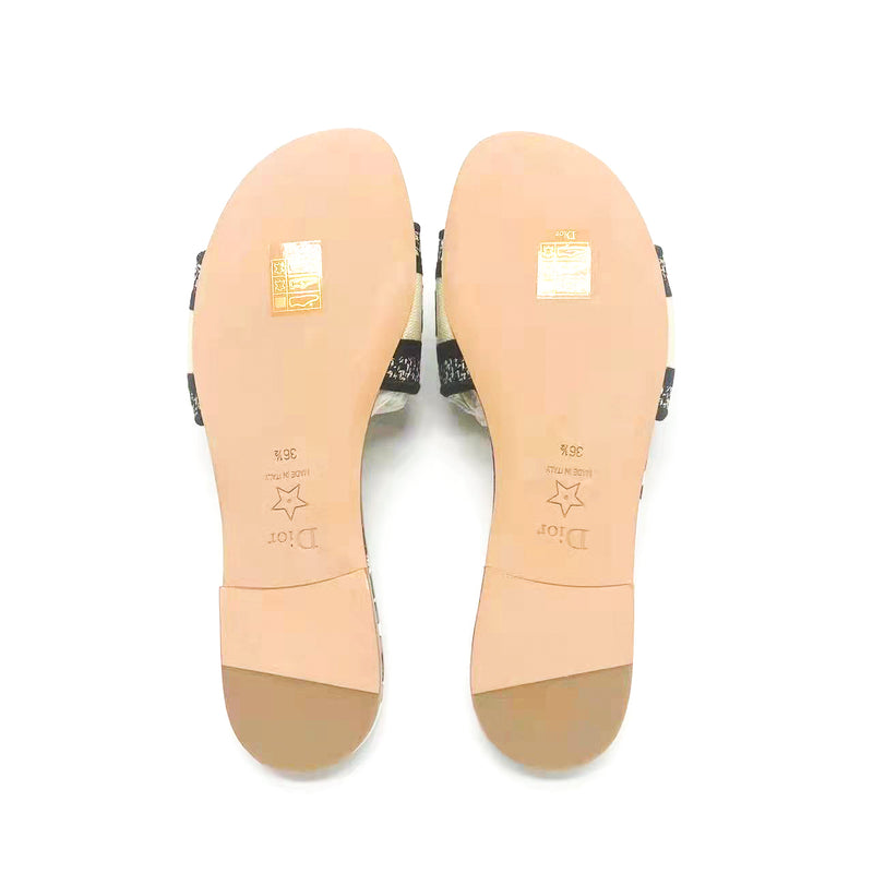 Dior Size 36.5 Dway Slide Multicolour