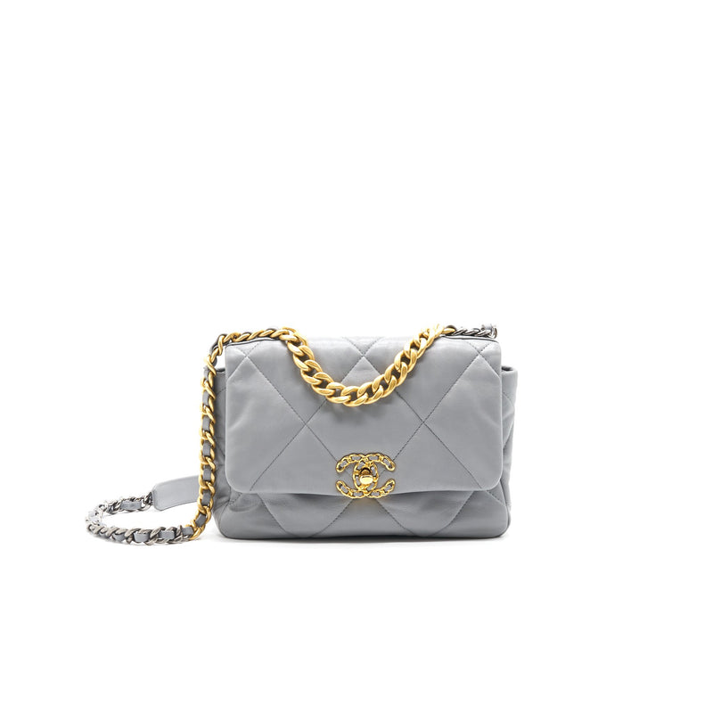 Chanel Small 19 Bag Grey
