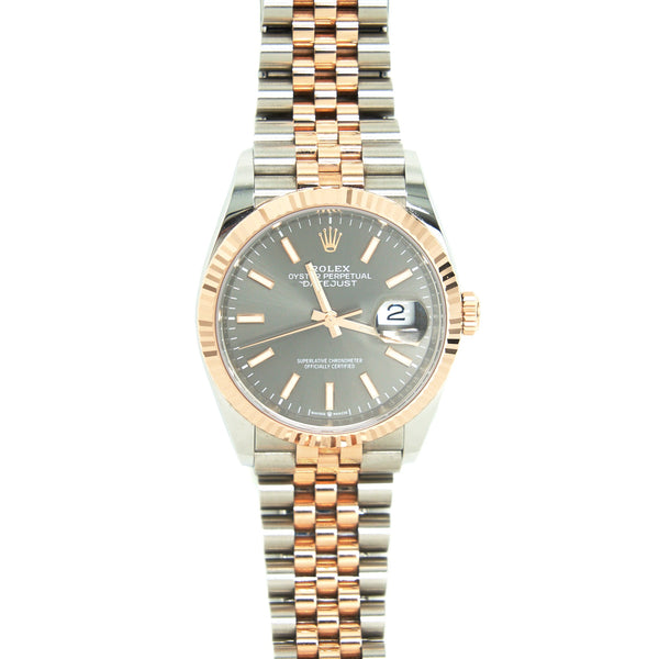 Rolex Datejust 36 Oystersteel with Everose Gold 126231-0013
