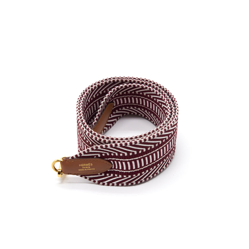 Hermes Sangle Cavale 50mm Bag Strap GHW - Sold Out For Sale at