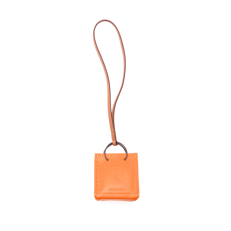 HERMÈS Orange Bag Charm