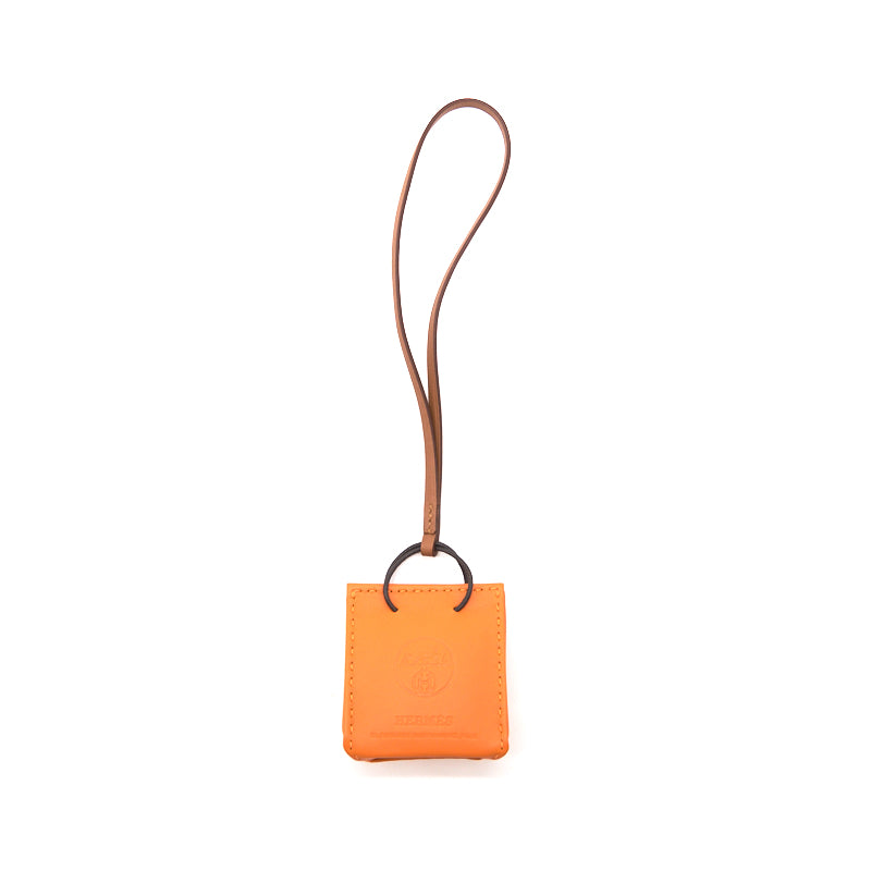 HERMÈS Orange Bag Charm