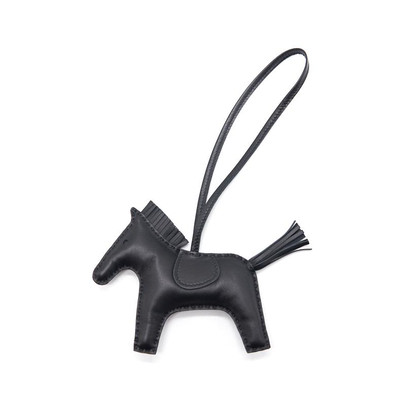 Hermes so black rodeo bag charm mm - EMIER