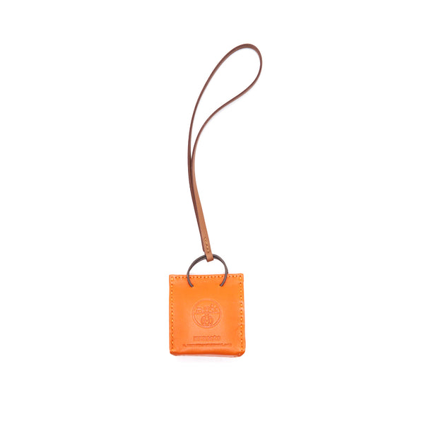 HERMÈS Orange Bag Charm