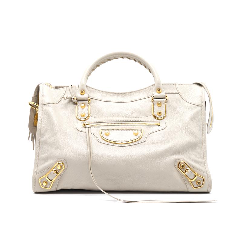 Balenciaga Classic Metallic Edge City White - EMIER