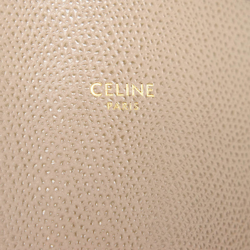 Celine Grey Small Vertical Bucket Bag