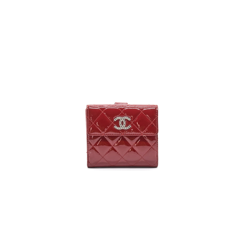 Chanel Patent small Wallet Rouge SHW