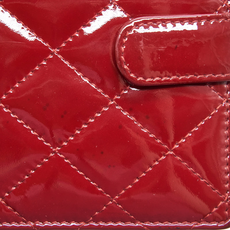 Chanel Patent small Wallet Rouge SHW