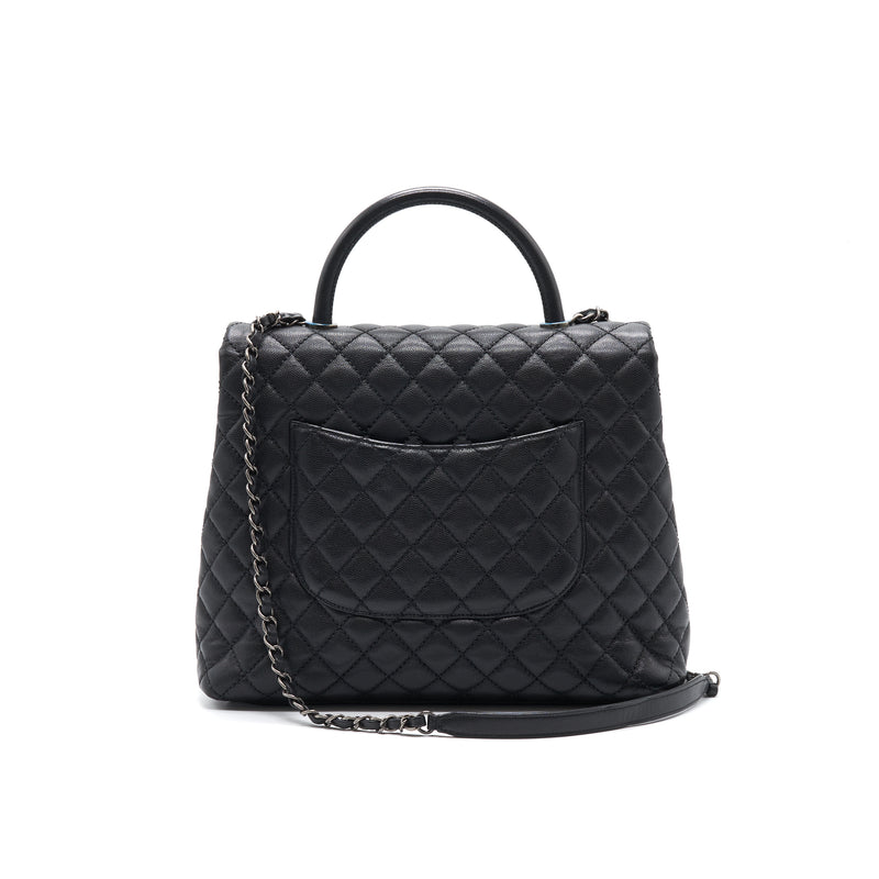 Chanel COCO Handle Flap Bag Large Black