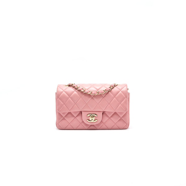 Chanel Mini Rectangular Light Pink LGHW