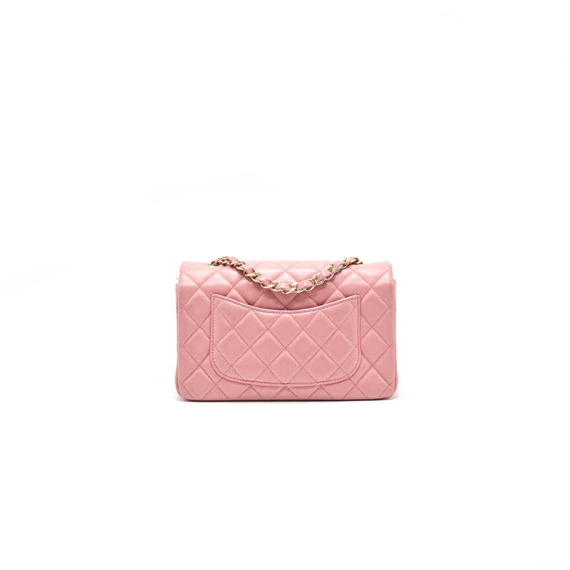 Chanel Mini Rectangular Light Pink LGHW