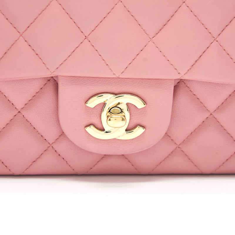 Chanel Mini Rectangular Light Pink LGHW