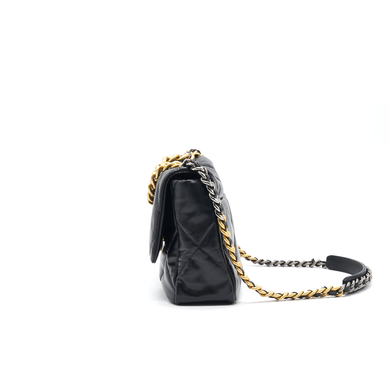 Chanel Large 19 Flap Bag Black GHW