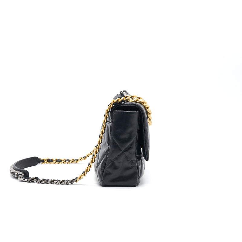 Chanel Large 19 Flap Bag Black GHW