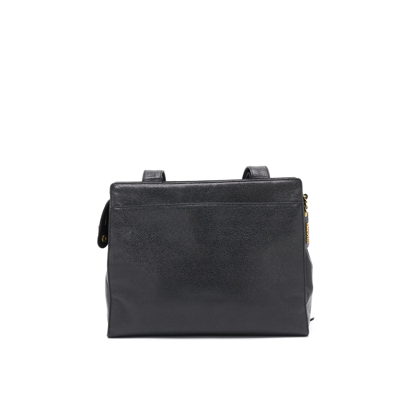 Chanel Cavier Shoulder Bag Black GHW