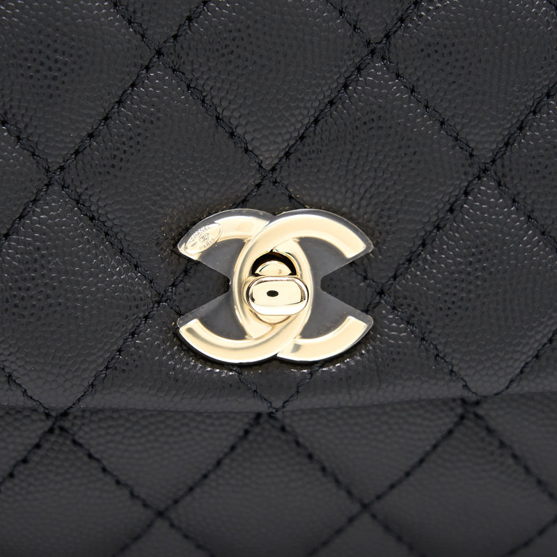 Chanel Cocohandle Mini Black LGHW