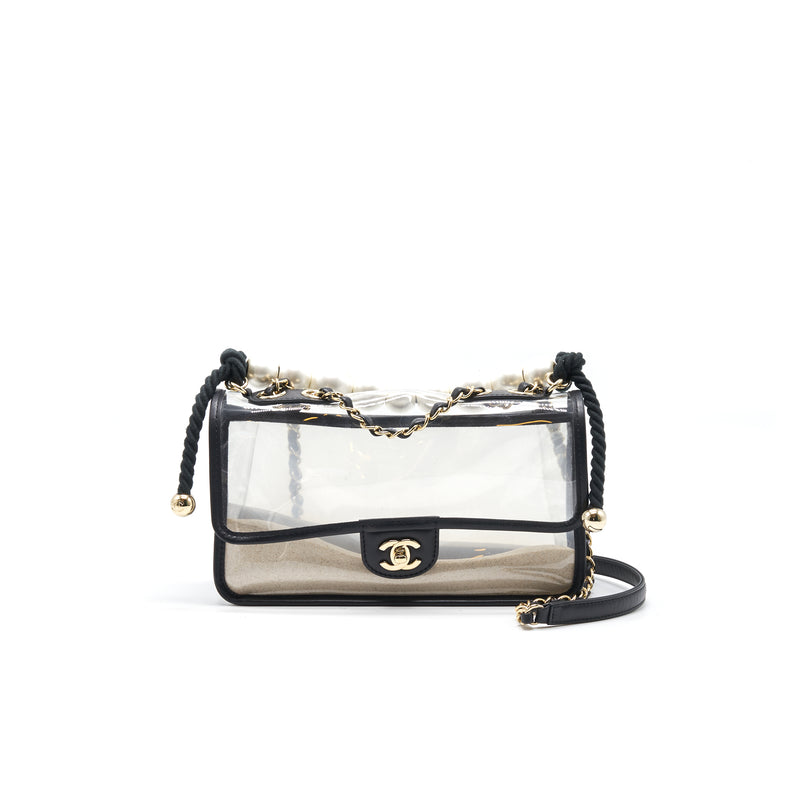 Chanel Transparent "Sand By The Sea" Pearl Flap Bag