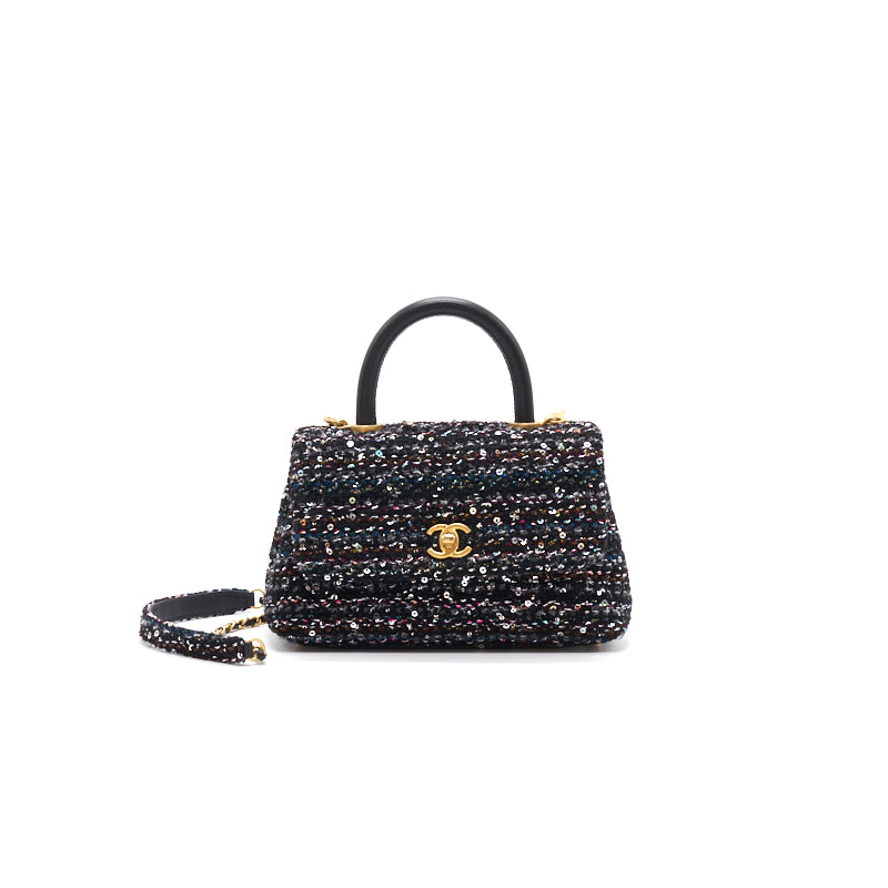 Chanel Small Cocohandle Pre-Fall 2020 Tweed