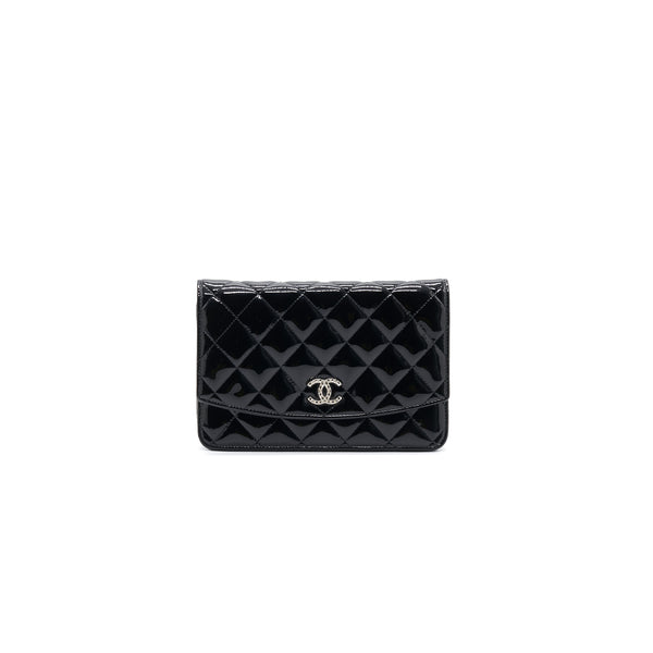 Chanel Wallet on Chain Patent leather black SHW