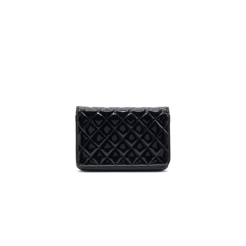 Chanel Wallet on Chain Patent leather black SHW