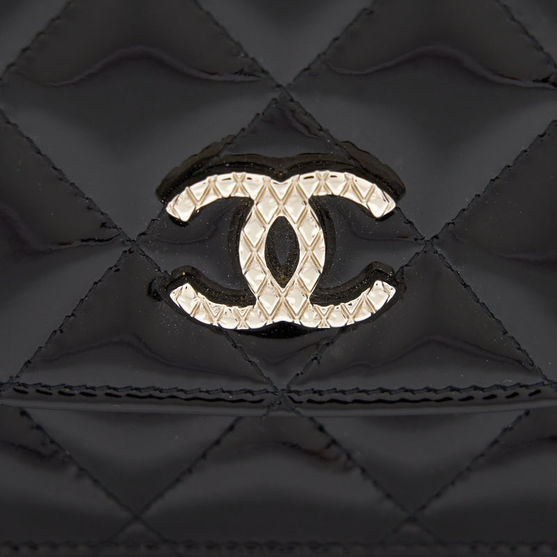 Chanel Wallet on Chain Patent leather black SHW