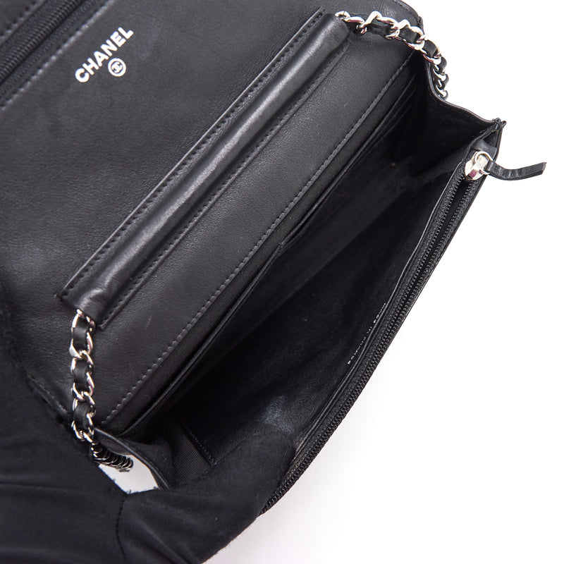 Chanel Wallet on Chain Patent leather black SHW