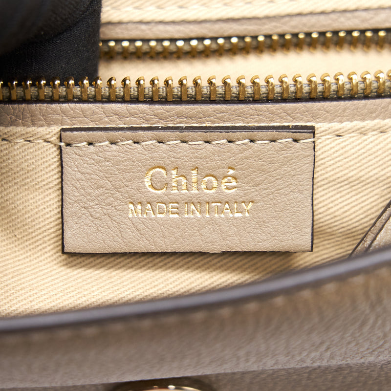 Chloe Small Faye Backpack Grey