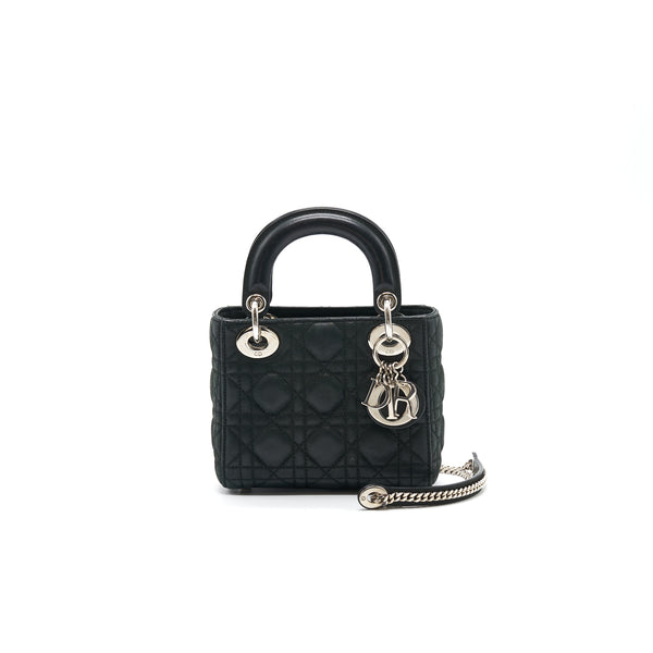 Dior Lady Dior Mini Black SHW