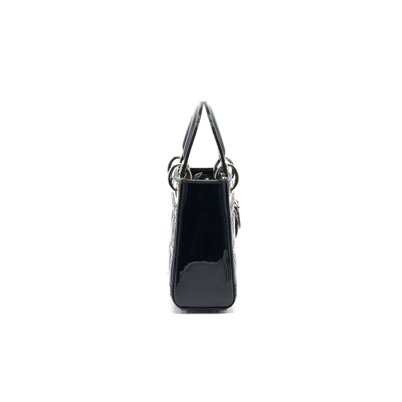 Dior Mini Lady Dior Patent Leather Black SHW