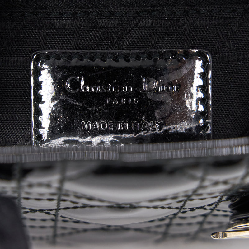 Dior Mini Lady Dior Patent Leather Black SHW