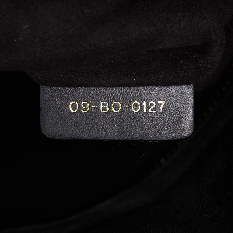 Dior Supple Lady Dior Studded Tote Bag Black GHW
