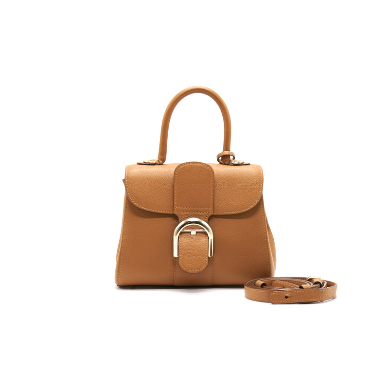 新作！【DELVAUX】Box Calf Delvaux Lilas Le Pin Box Calf Leather Shoulder Bag