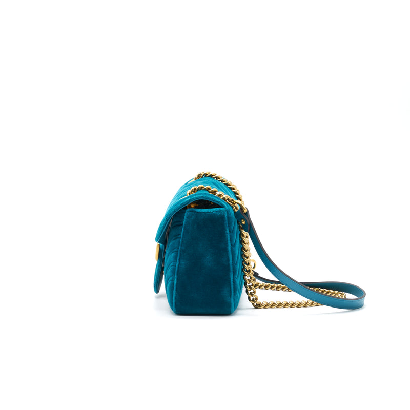 Gucci Velvet small GG Marmont Bag