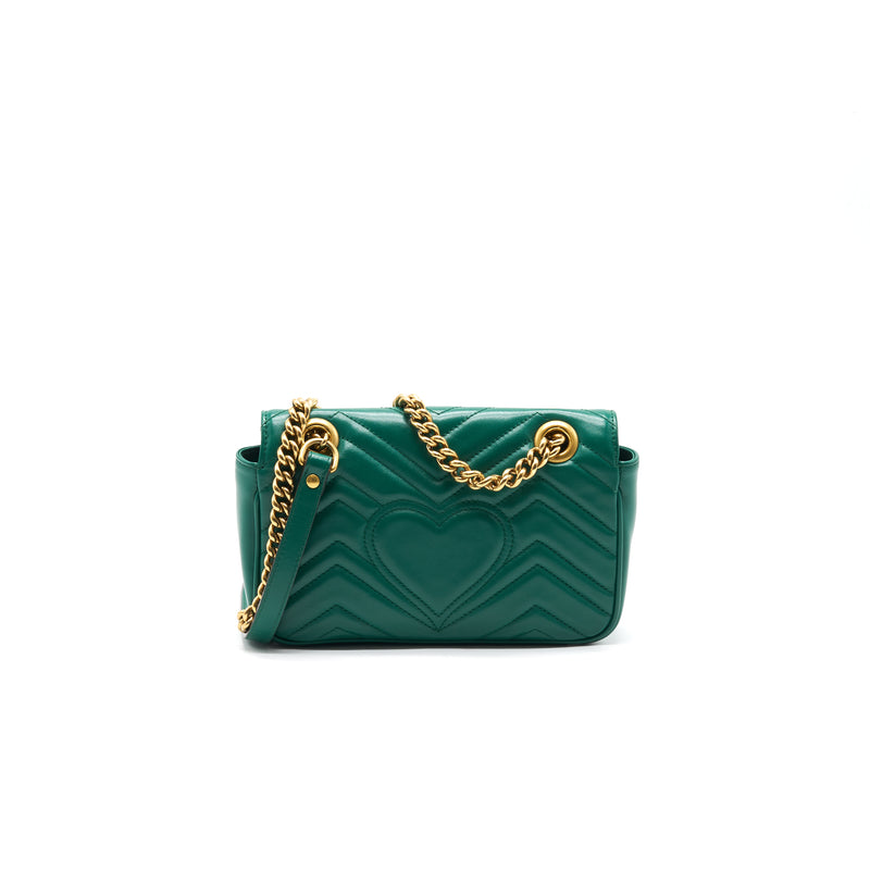 Gucci Mini Marmont Green GHW