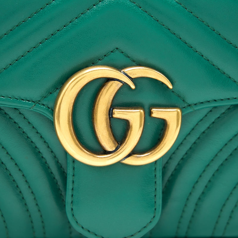 Gucci Mini Marmont Green GHW
