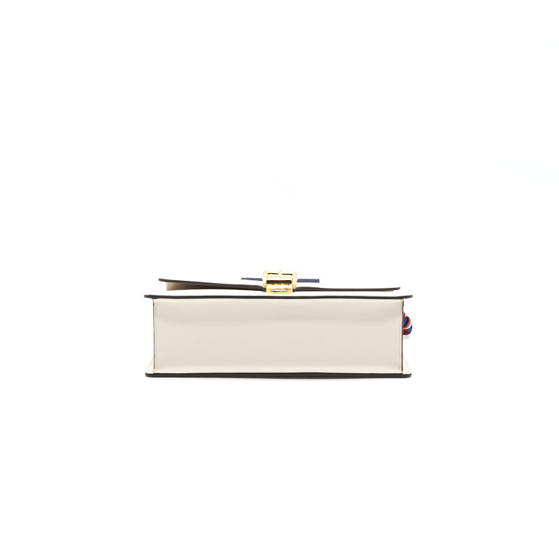 Gucci Sylvie Medium White with Extra Long Strap