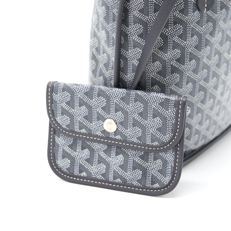 Goyard, Bags, Goyard Mini Anjou Reversible Tote Grey