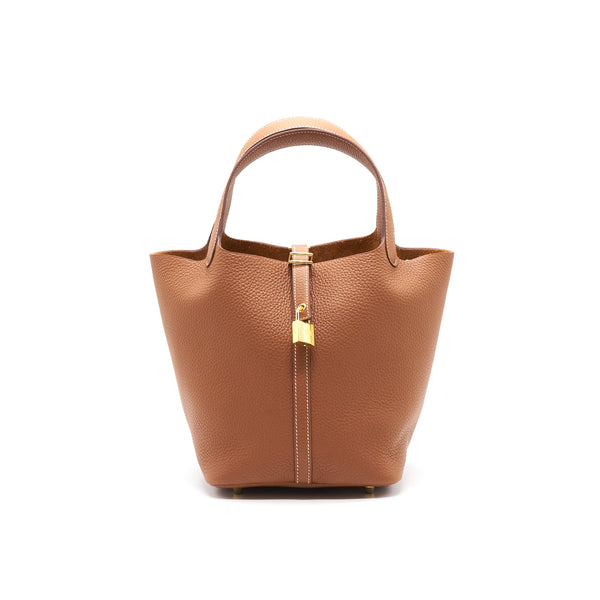 Hermes picotin 22 Gold GHW