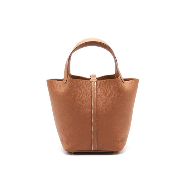 Hermes picotin 22 Gold GHW Stamp Z